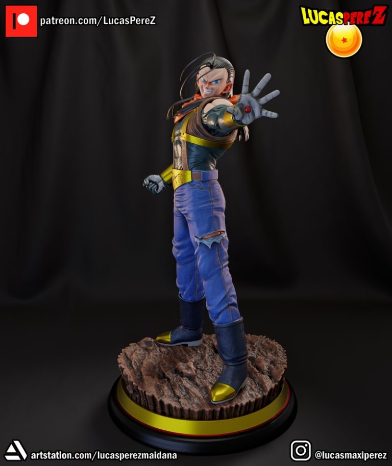 Desire FX 3d models | Lucas Perez – Super Android 17 – 3D Print Model