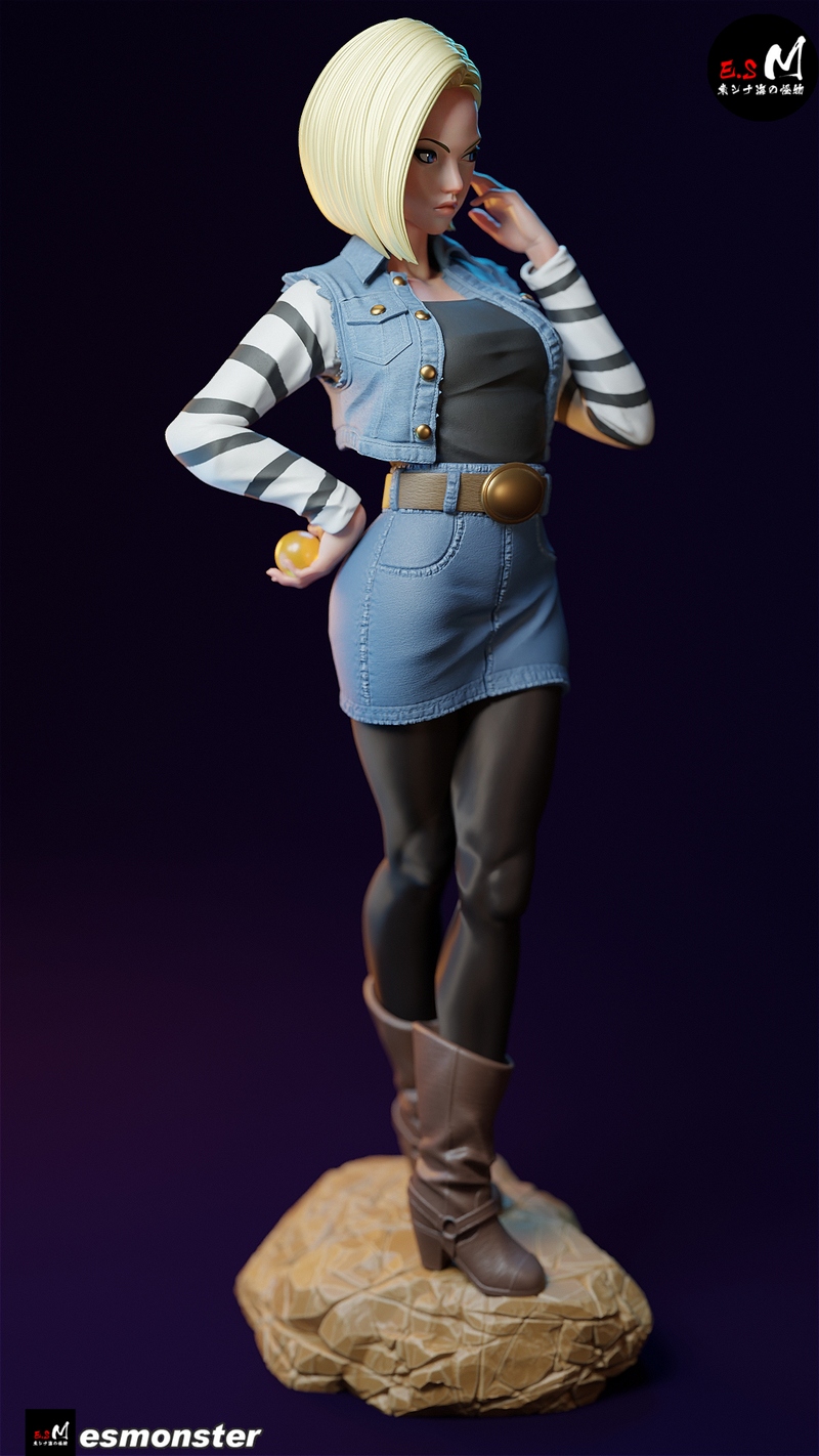 Desire FX 3d models | E.S Monster – Android 18 – Dragon Ball Z – 3D ...