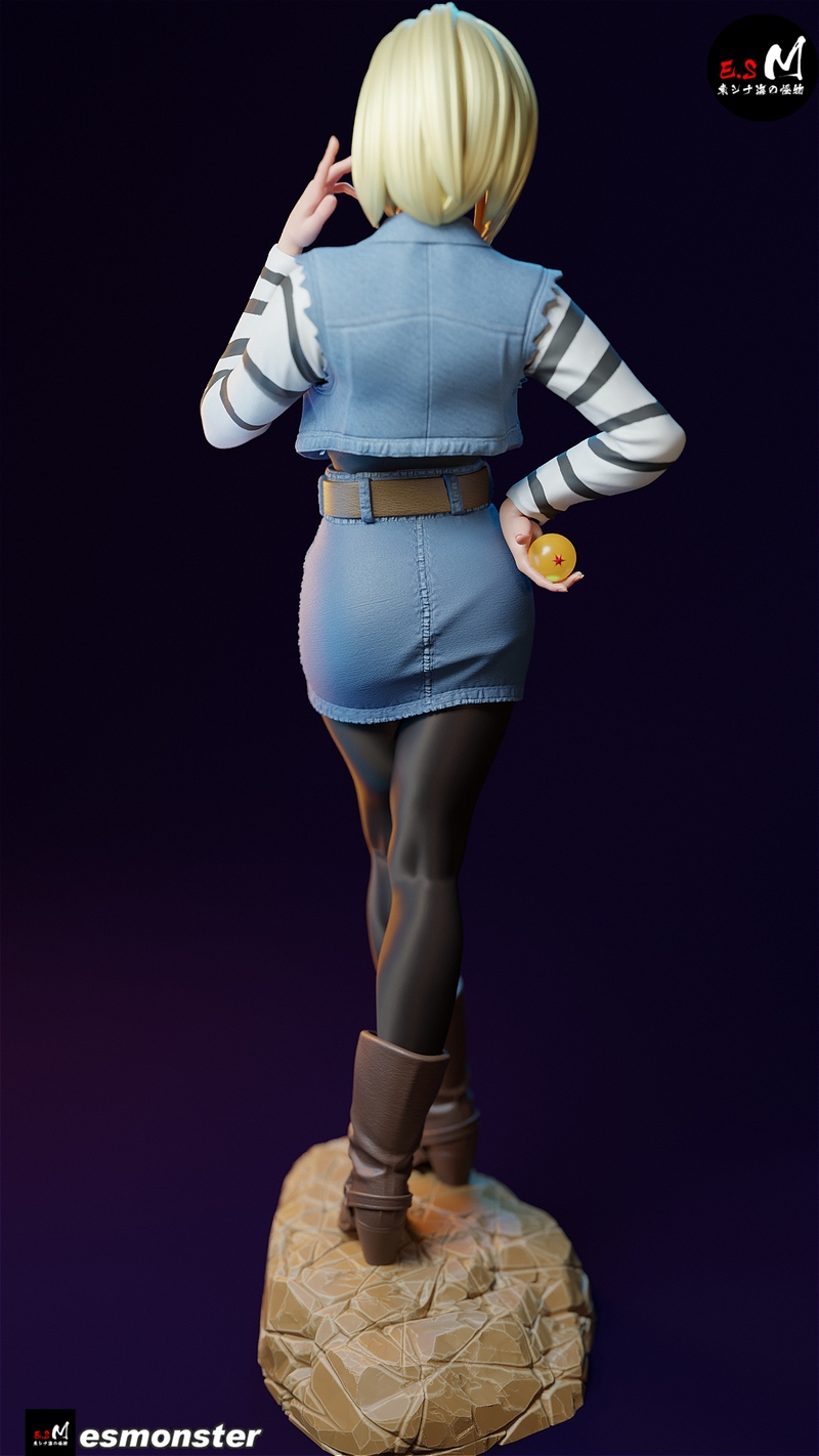 Desire FX 3d models | E.S Monster – Android 18 – Dragon Ball Z – 3D ...
