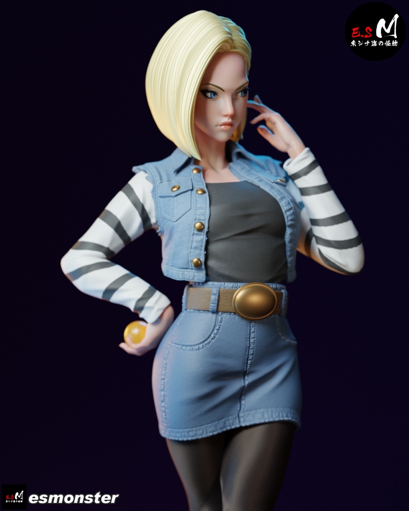 Desire FX 3d models | E.S Monster – Android 18 – Dragon Ball Z – 3D ...