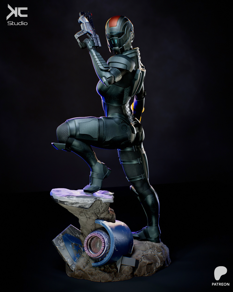 Desire FX 3d models | KC Studio – Commander Shepard – Mass Effect – 3D ...