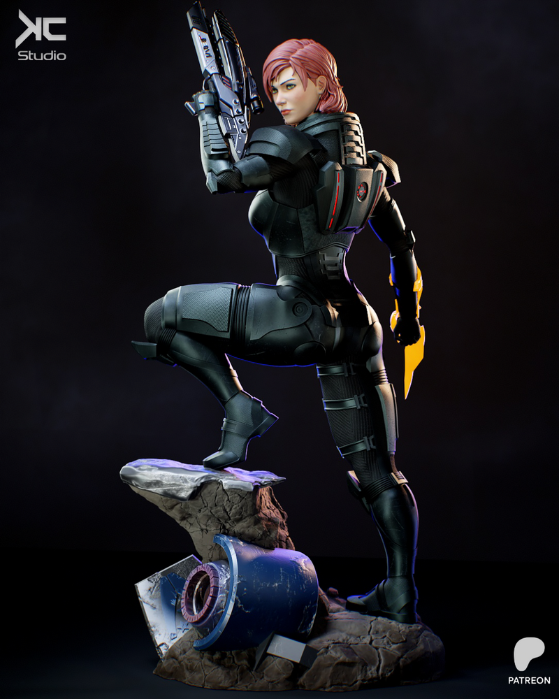 Desire FX 3d models | KC Studio – Commander Shepard – Mass Effect – 3D ...