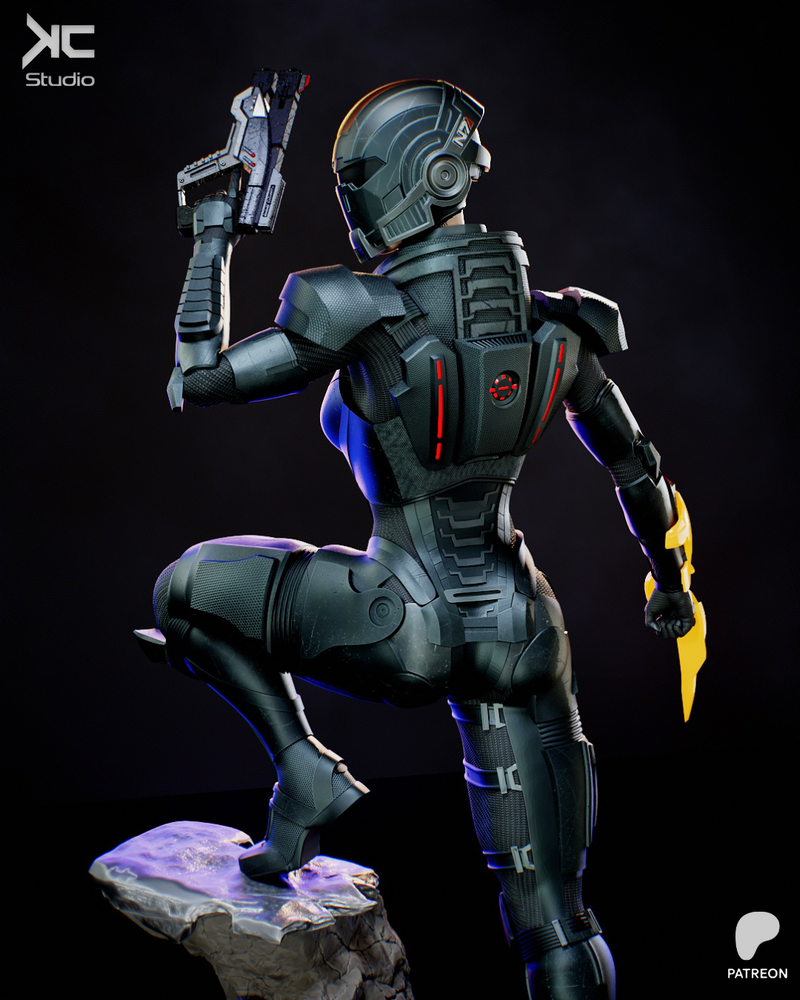 Desire FX 3d models | KC Studio – Commander Shepard – Mass Effect – 3D ...