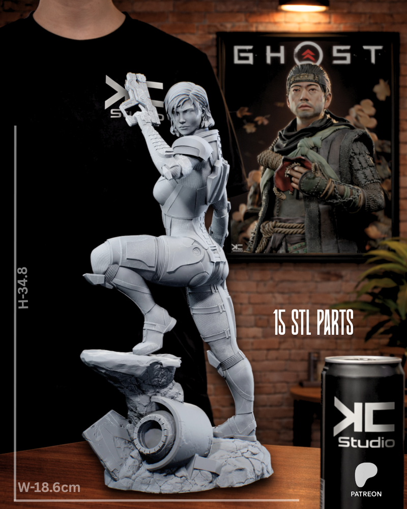 Desire FX 3d models | KC Studio – Commander Shepard – Mass Effect – 3D ...