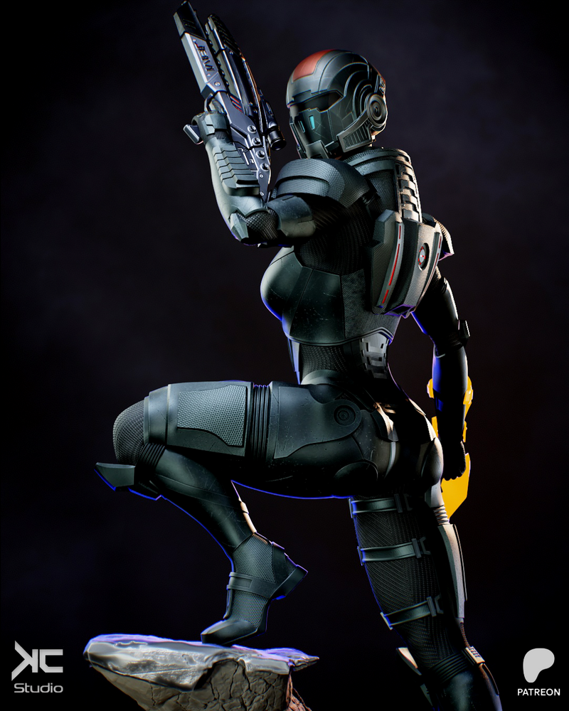 Desire FX 3d models | KC Studio – Commander Shepard – Mass Effect – 3D ...