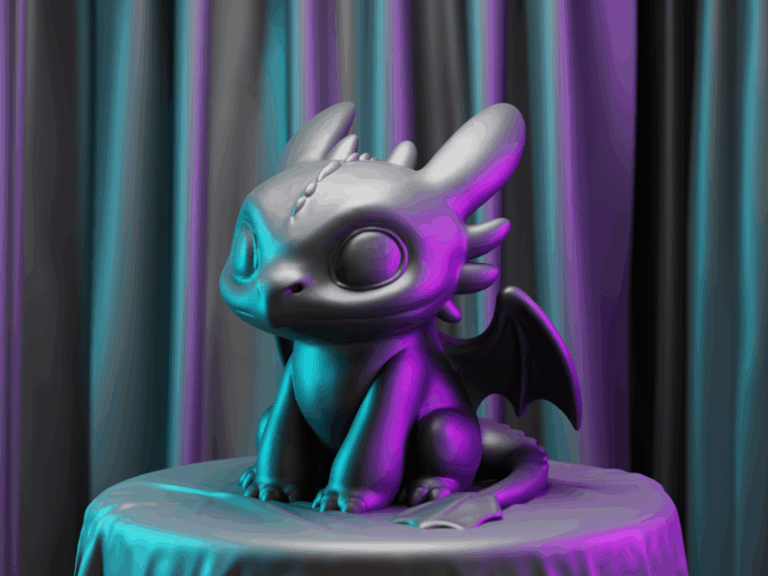 Toothless Inflatable Model 3d Desire FX 3d models | Toothless – How To Train Your Dragon – 3D Print Model
